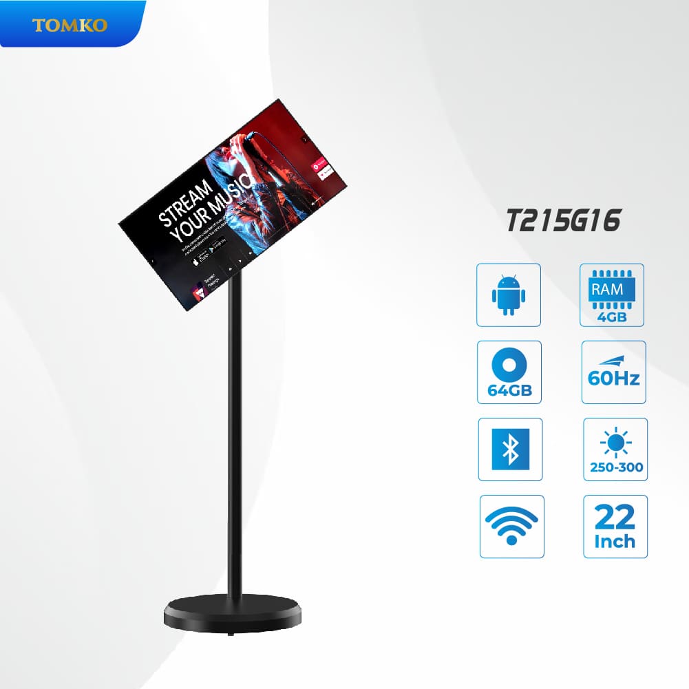 Màn hình cảm ứng di động thông minh 22 inch Tomko GoWithMe T215G16 – Màu đen - Ảnh 3